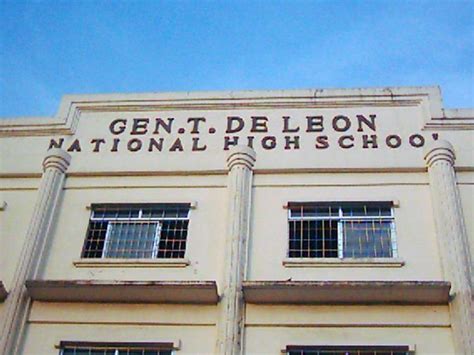 gen. t. de leon national high school photos